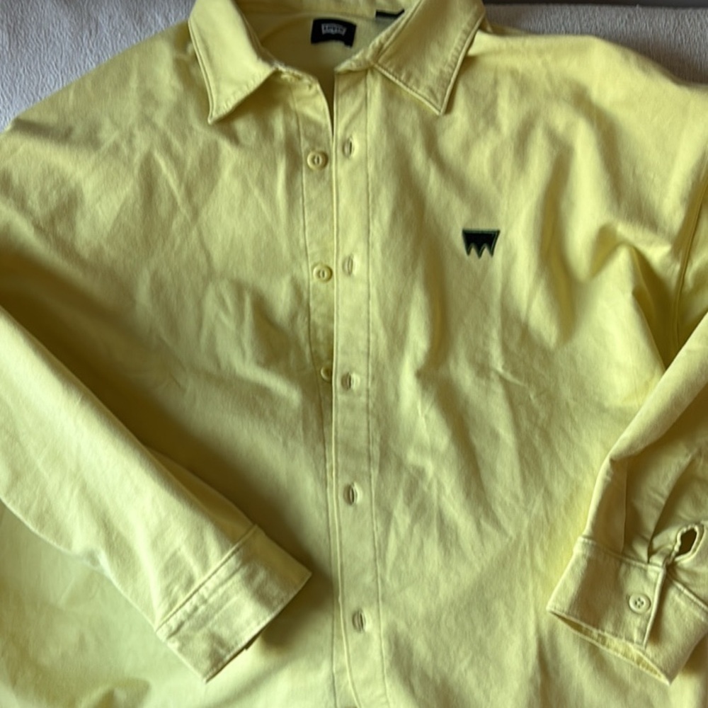 Levi's Yellow Casual Button Down Shirt
